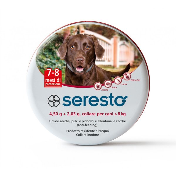 Seresto Collare Antiparassitario Per Cani Più di 8 Kg