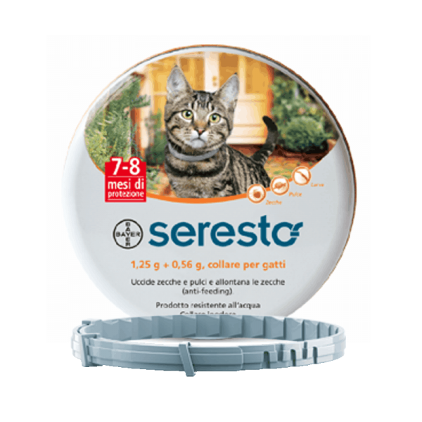 Seresto Collare antiparassitario contro pulci e zecche per gatti