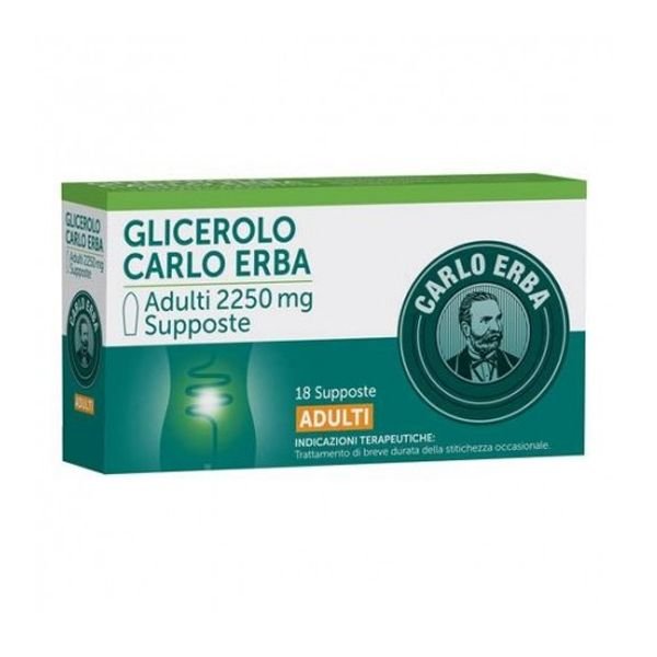 GLICEROLO ADULTI 18 SUPPOSTE 2250MG
