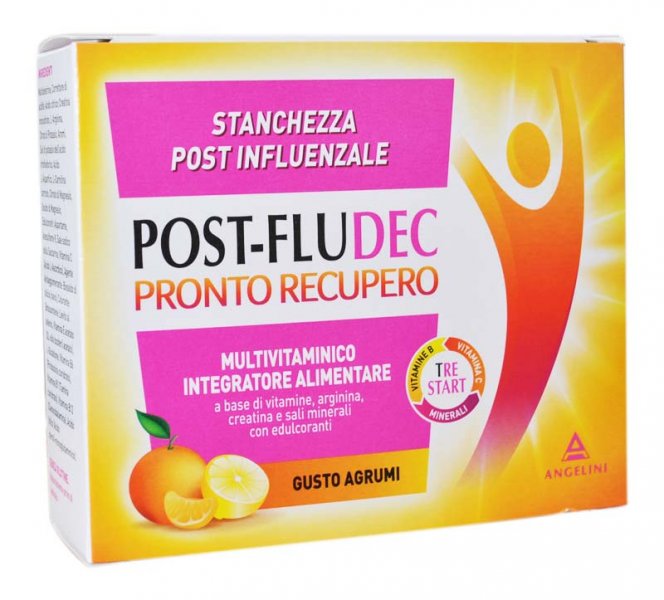 Postfludec Pronto Recupero 12 Bustine Vitaminico