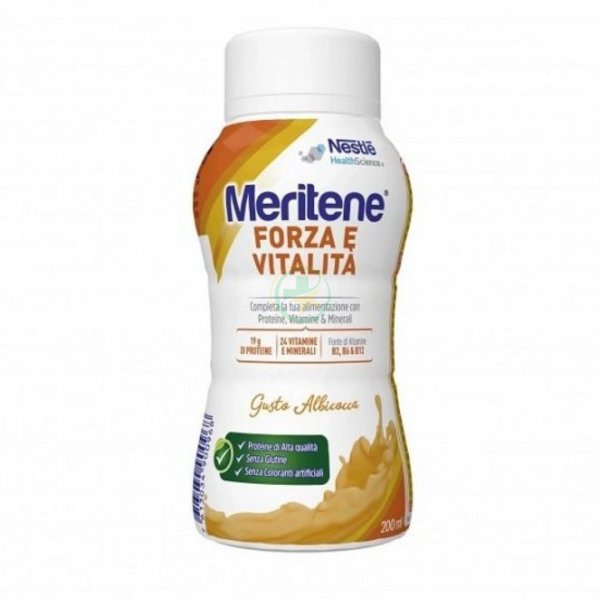 Meritene Forza e Vitalità Drink Albicocca 200 ml Proteico