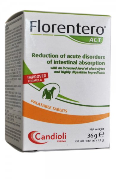 Florentero Act 30 Compresse Disturbi Intestinali Cani Gatti