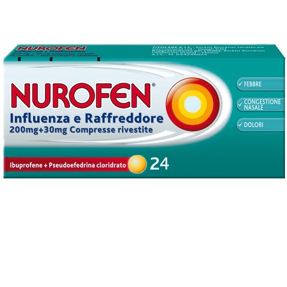 NUROFEN INFLUENZA RAFFREDDORE 24COMPRESSE