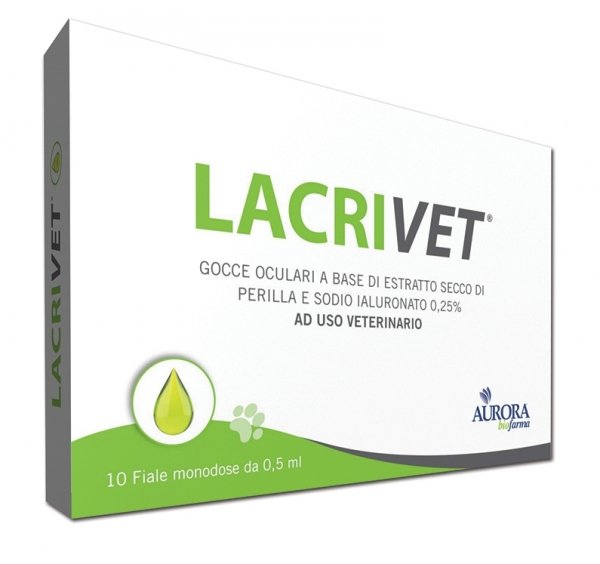 LACRIVET GOCCE OCULARI PER CANI E GATTI STRIP 10FIALE