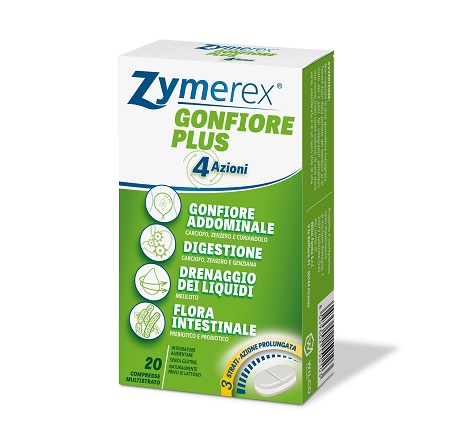 Zymerex GONFIORE PLUS 4 Azioni 20 compresse