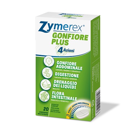 Zymerex Gonfiore 4 azioni 20+20 Capsule vegetali