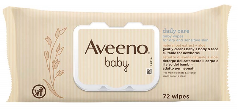 Aveeno baby Salviettine 72 salviette