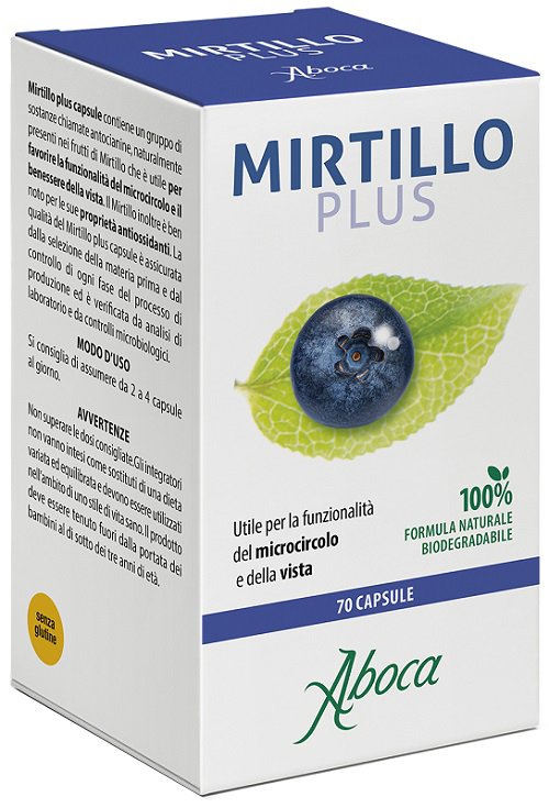 Aboca Mirtillo Plus 70 Opercoli Microcircolo Vista