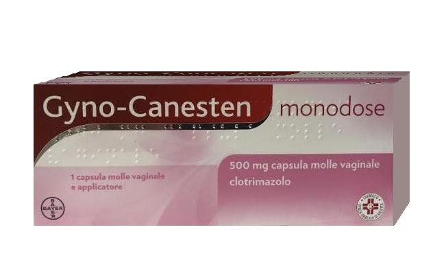 GYNOCANESTEN MONO*1CPSVAG500MG