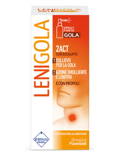 Lenigola spray forte alla propoli con nebulizzatore 20ml
