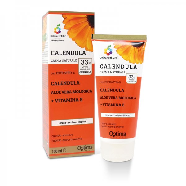 OPTIMA COLOURS OF LIFE CALENDULA CREMA NATURALE 100ML