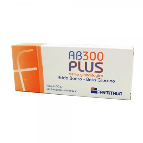 AB 300 PLUS CREMA GINECOLOGICA 6 APPLICATORI MONOUSO