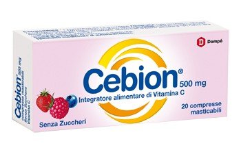 CEBION 500MG SENZA ZUCCHERI VITAMINA C 20 COMPRESSE MASTICABILI