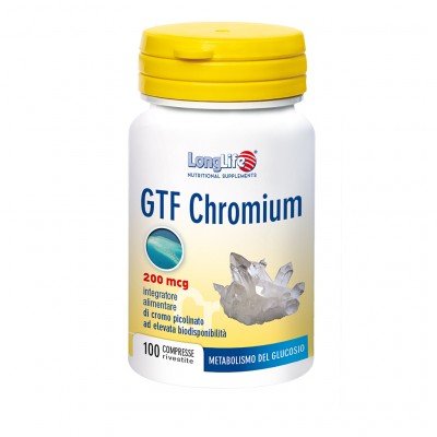 LONGLIFE GTF CHROMIUM 100COMPRESSE