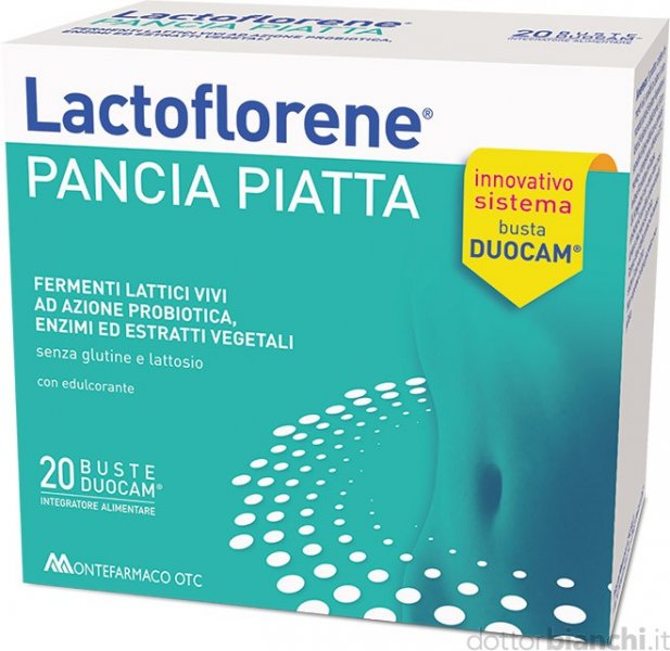 Lactoflorene Pancia Piatta 20 Bustine Gonfiore Addominale