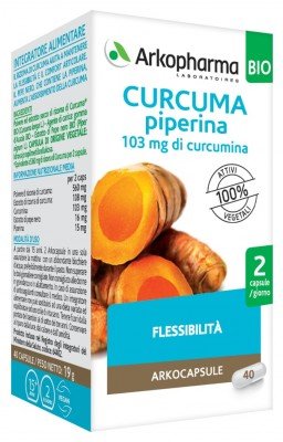 ARKOFARMA CURCUMA+ PIPERINA BIO CAPSULE
