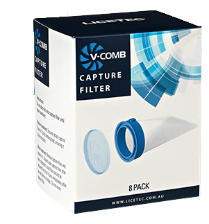LICETEC V-COMB FILTRI DI CATTURA RICARICA 8PZ