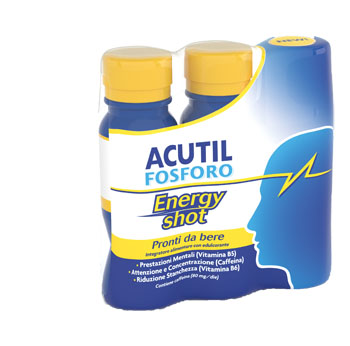 Acutil Fosforo Energy Shot 3x60 ml Stanchezza Mentale