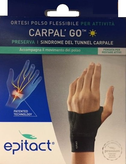 EPITACT CARPAL'GO Sindrome del tunnel carpale Sinistro Taglia S