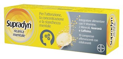 SUPRADYN RICARICA MENTALE 10 COMPRESSE EFFERVESCENTI