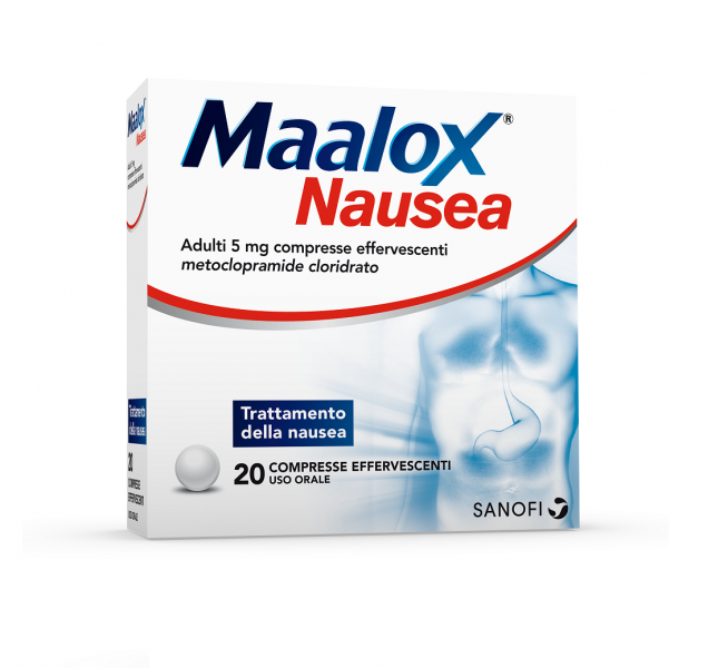 MAALOX NAUSEA 20 COMPRESSE EFFERVESCENTI 5MG