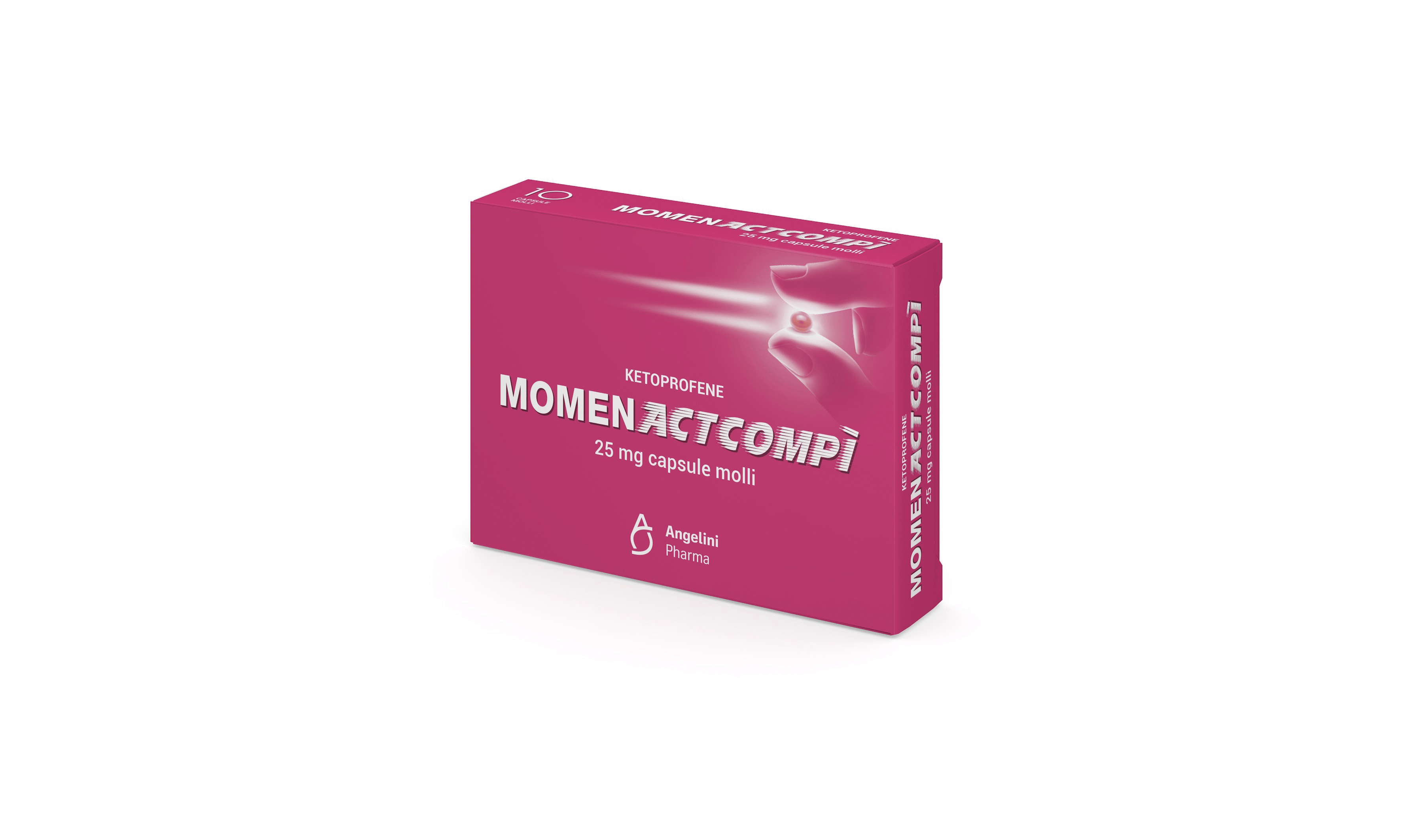 Momenact Compi 25 mg 10 Capsule Molli