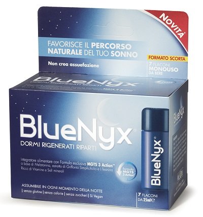 BlueNyx dormi, rigenerati,riparti 7 flaconi da 25ml