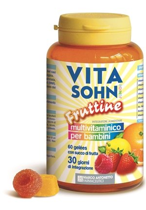 Vitasohn junior fruttine multivitaminico per bambini 60 gelees