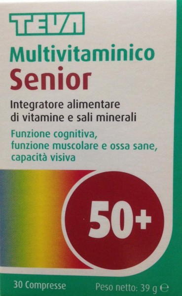 Teva multivitaminico Senior 50+ vitamine e sali minerali