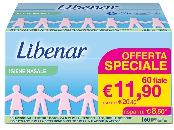 Libenar soluzione fisiologica 60 flaconcini 5 ml