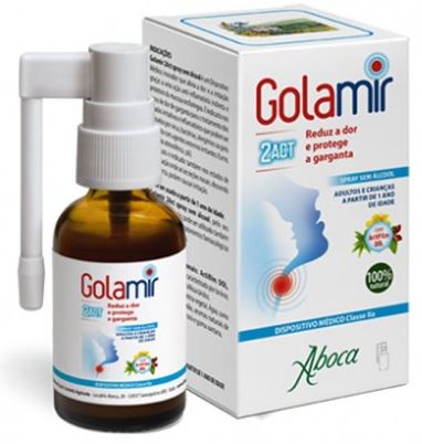 Aboca Golamir 2ACT Spary No Alcool 30 ml Gola Infiammata
