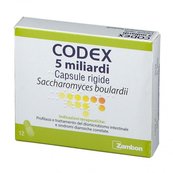 Codex 5 Miliardi 250 mg 12 Capsule