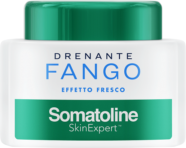 SOMATOLINE SkinExpert Fango Effetto Fresco maschera drenante con argilla nera  500G