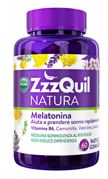 Zzzquil Natura 60 Pastiglie Gommose aroma frutti di bosco Sonno Migliore