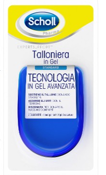 Scholl Talloniera in Gel standard Ideale per tutti i tipi di calzature Misura Piccola