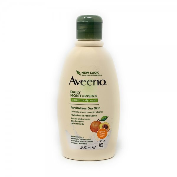 AVEENO DAILY MOISTURISING BODY WASH YOG ALBICOCCA MIELE 300ML