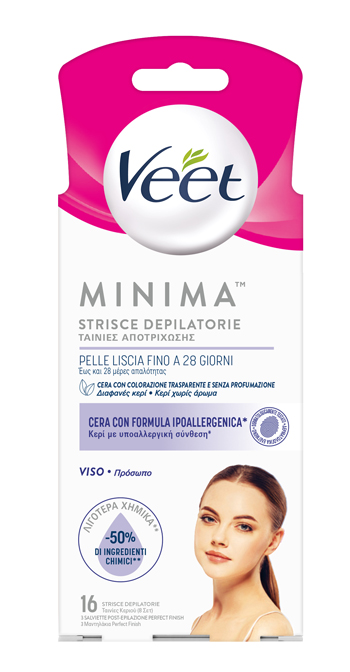 VEET STRISCE VISO IPOALLARGENICHE 16 PEZZI