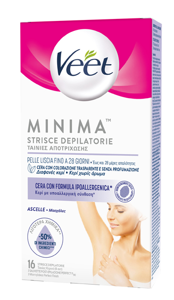 VEET STRISCE ASCELLE IPOALLERGENICA 16 PEZZI