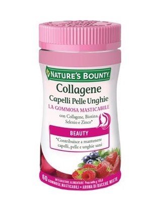 Nature's Bounty Collagene Capelli Pelle Unghie Gommosa masticabile 60 Gommose