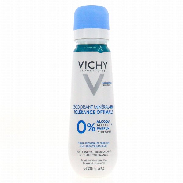 VICHY DEODORANTE MINERAL 48H TOLLERABILITà OTTIMALE AI SALI D'ALLUMINIO 100ml