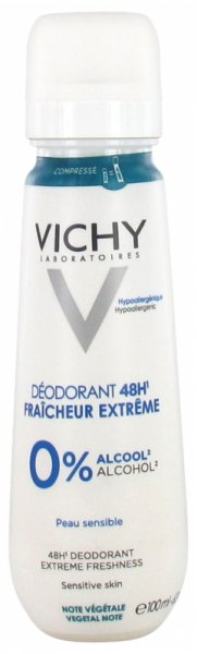VICHY DEODORANTE 48H FRESCHEZZA ESTREMA PELLE SENSIBILE 100ML