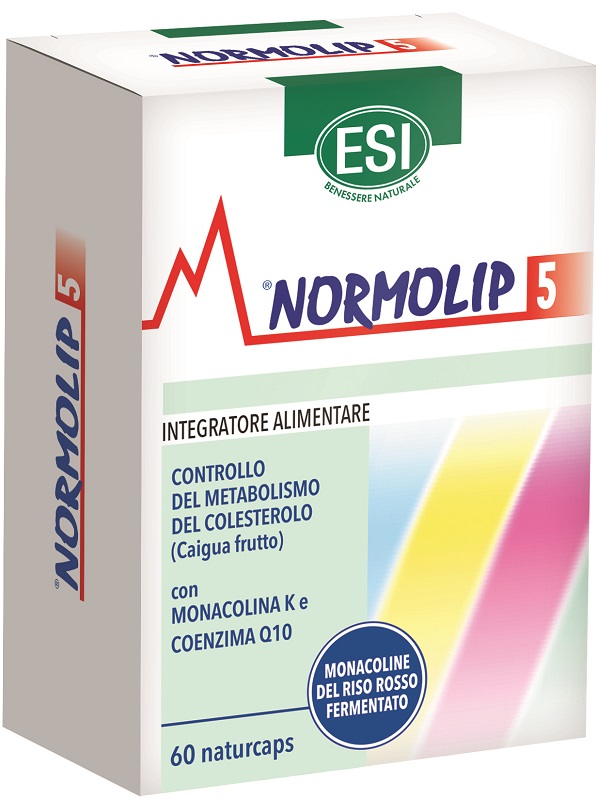 Normolip 5 60 Capsule Controllo Fisiologico del Colesterolo