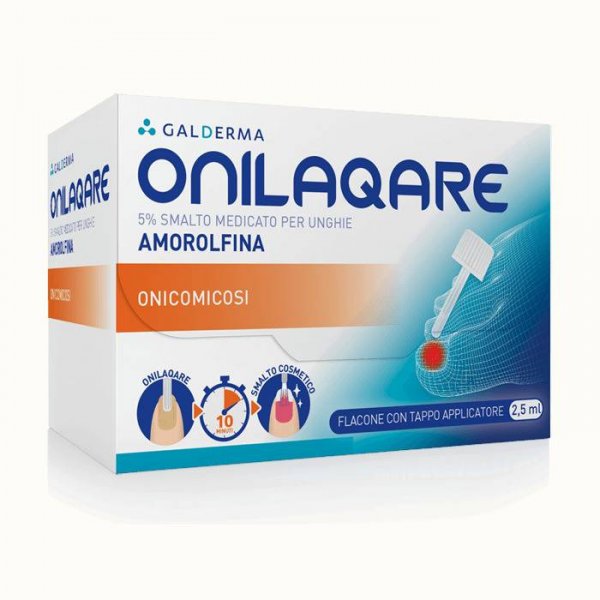 ONILAQARE SMALTO UNGHIE AMOROLFINA ONICOMICOSI 2,5ML