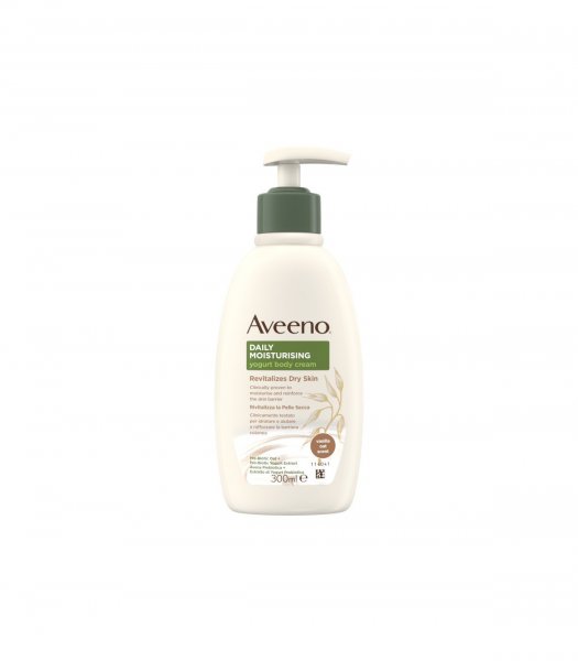 AVEENO CREMA DAILY MOISTURISING REVITALIZZA LA PELLE SECCA YOGURT E VANIGLIA 300ML