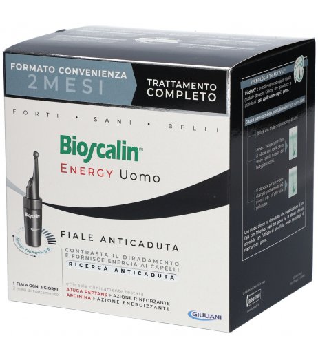 Bioscalin Energy FIale Anticaduta Uomo 20 Fiale 2 Mesi di trattamento