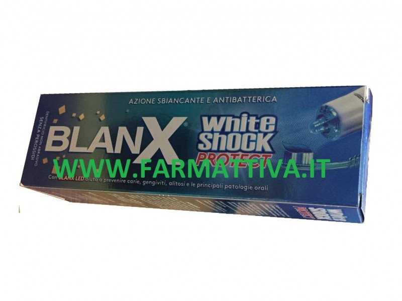 Blanx White Shock Protect Azione sbiancante e antibatterica