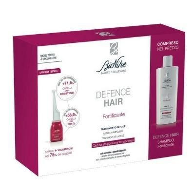 Bionike Defence Hair Trattamento Fortificante 21 Fiale + Shampoo 200ml Caduta (DISPONIBILI 2 PEZZI SCADENZA 8/25)