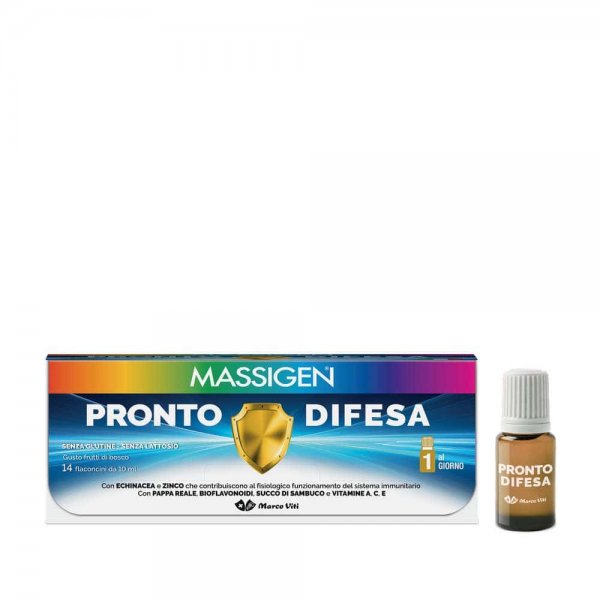 MASSIGEN PRONTO DIFESA SISTEMA IMMUNITARIO 14 FLACONCINI