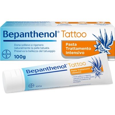 BEPANTHENOL TATTOO Pasta trattamento intensivo per tatuaggi 100G