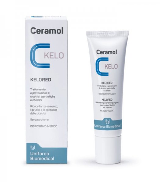 CERAMOL KELORED Trattamento e prevenzione cicatrici ipertrofiche e chelodi 30ML